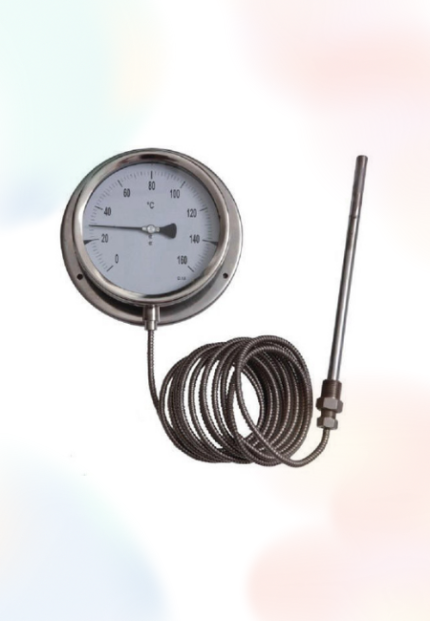 Gas Filled Temperature-Gaugeflow meter